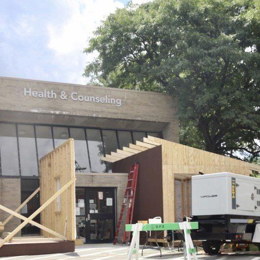 SUNY builds secluded rooms for virus patients at health center
